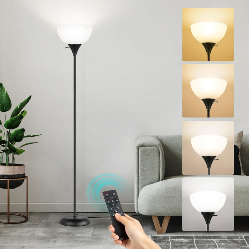 182cm Matte Torchiere Floor Lamp