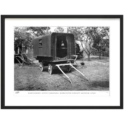 Hartlebury, Gypsy Caravans, Worcester County Museum C1960 - Single Picture Frame Print