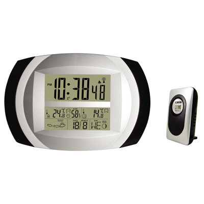 Digital Alarm Tabletop Clock in Black White