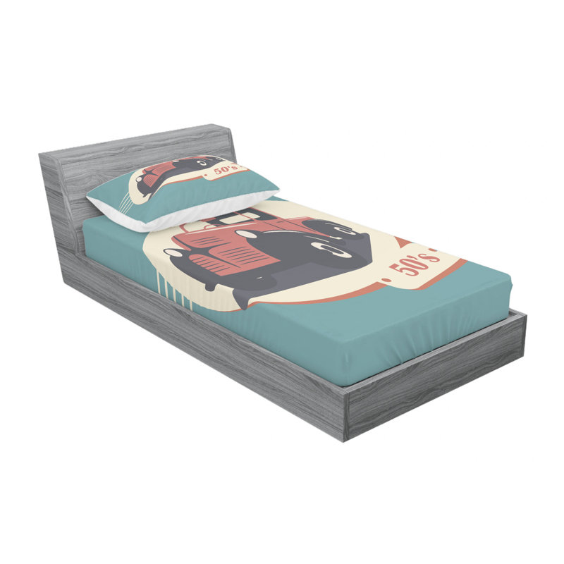 Microfiber Sheet Set, Twin XL Sheet Set with Fitted Sheet