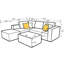 Canapé modulaire Boneless Fernvale-1022677289