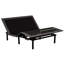 Base de lit réglable avec télécommande câblée, taille simple TG, structure en métal, moteurs silencieux, plateau en S, capacité de 750 lb