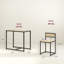 Ensemble de table de salle à manger en chêne 3 pièces pour 2 personnes, ensemble de table de cuisine compacte et chaises, ensemble de salle à manger pour petit-déjeuner résistant aux égratignures