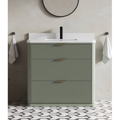 Ensemble de meuble-lavabo 36 po avec dosseret Maxbano