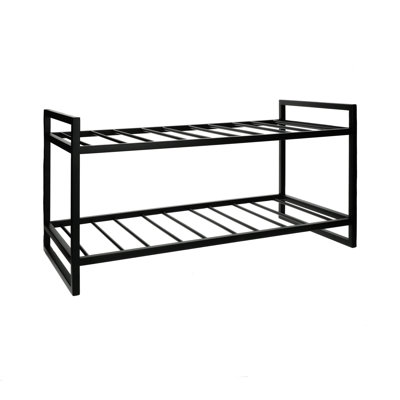 Bergin Tabletop Wine Bottle Rack in Black