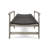 Wood + Wicker Chaise Lounge-836561528