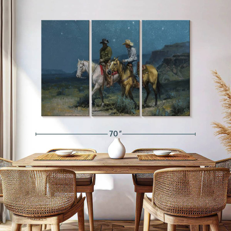 Lelar Night Riders, 42" H x 65" W