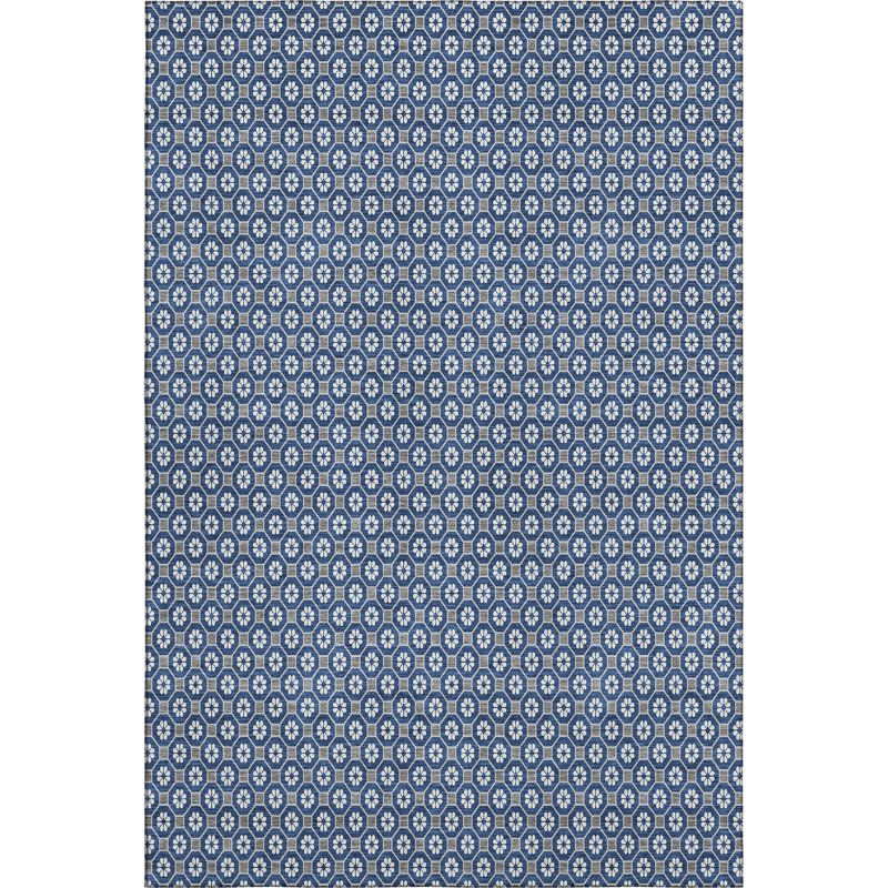 Premium Machine Washable Elize AMF1428 Lattice Rug, Rectangle 2'6" x 3'10"
