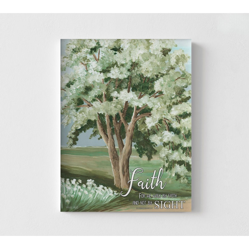 «Walk By Faith» par Cindy Jacobs, impression 2: 2 Corinthiens 5: 7, affiche biblique Corinthians, impression d'affiche d'entrée, décoration murale arbre de la Foi