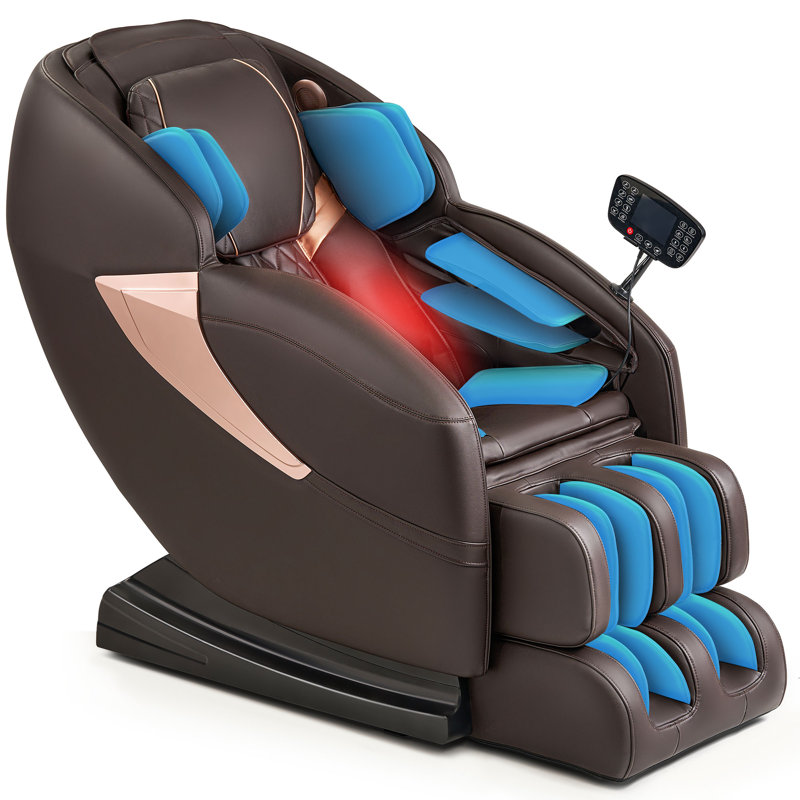 Fauteuil de massage Mazzup, Similicuir brun