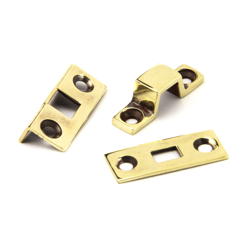 Universal Bolt, 2.5cm H x 10cm W x 2.5cm D, Aged Brass