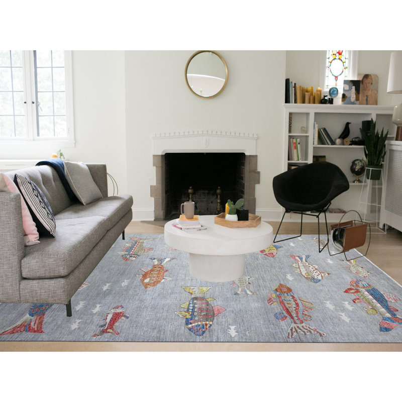 Tapis oriental gris en laine noué à la main 8 pi 10 po x 11 pi 9 po Peshawar 7E051A9B67444DD4A0390C0792D61241