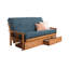 Le cadre de futon double Stratford comprend des tiroirs de rangement et un matelas-675363571-763104899-763104908