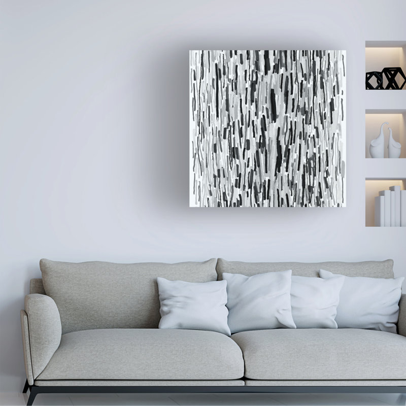 «Resolution II» sur toile, H 18 po x l 18 po