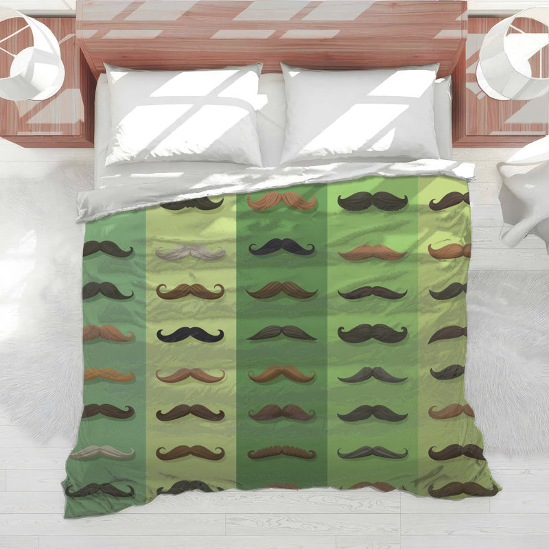 Édredon divers styles de moustache, King