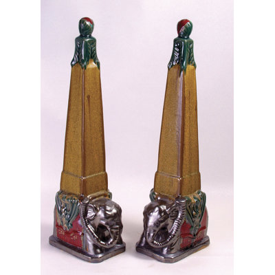 Justina Elephant Finial Figurine