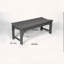 Banc Adirondack en PEHD sans dossier avec texture bois-1450453077