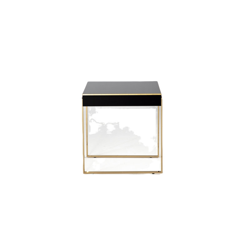 Tisya Solid Wood Top End Table