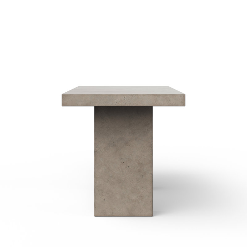 Table de salle à manger Kareen, Gris foncé, Table de comptoir (hauteur de 36,25 po), L 82,75 po x l 39,25 po