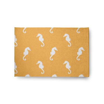 Tapis de plage en chenille Sea Horses-CRAN1480YE8