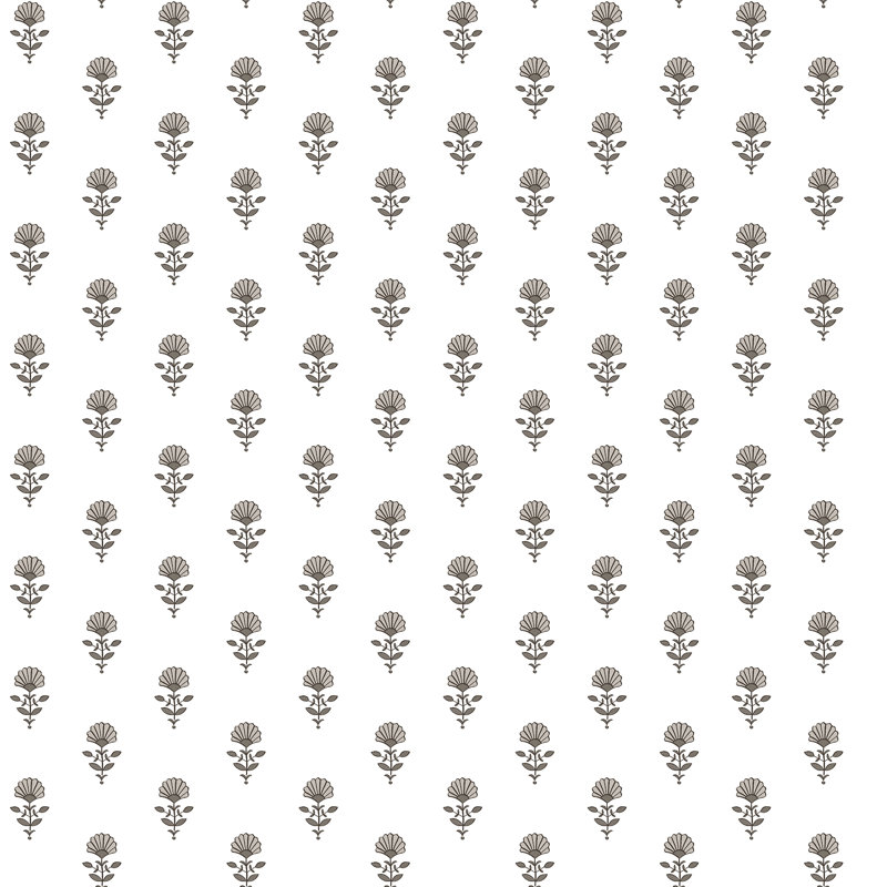 Mini papier peint floral Libby Stone, Pierre