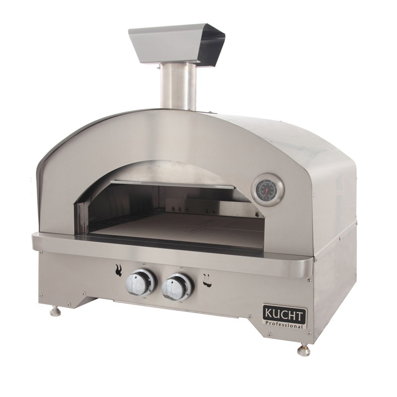 NAPOLI Outdoor Portable Propane Gas Pizza Oven in Stainless Steel, Stainless Steel