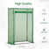 Aaronarthur 3.3 Ft W x 1.8 Ft D Lean-to Greenhouse