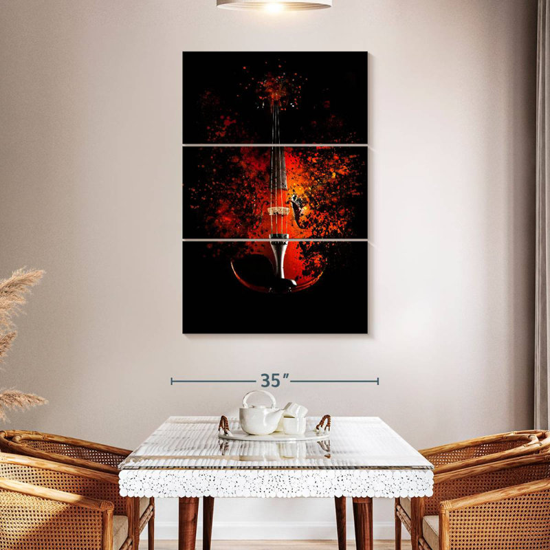 Abarca Dispersion Effect Violin, 50" H x 32" W