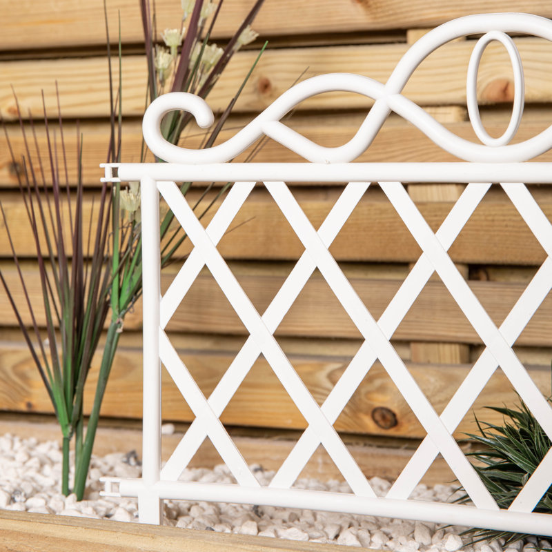 27cm H x 48cm W Plastic Border Fencing