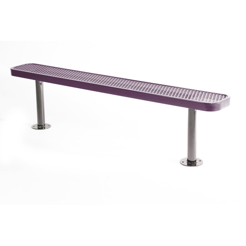 Banc de parc en plastique Myran, Mauve