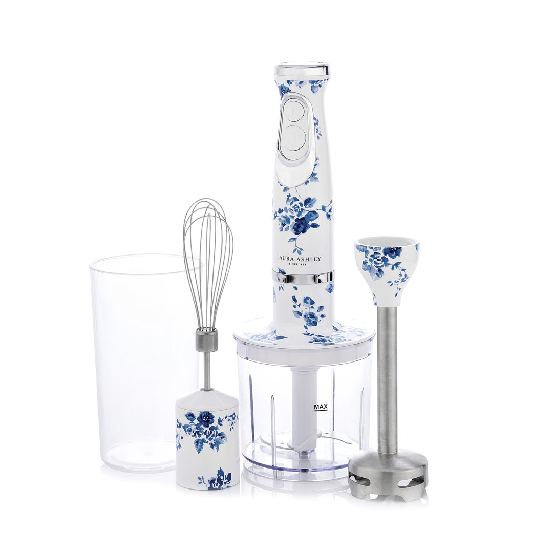 Laura Ashley China Rose 4 in 1 Hand Blender - 600W - Steel - Image 4