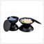 Tables basses rondes BLCK avec plateau de table d'appoint multifonctionnel STORGE