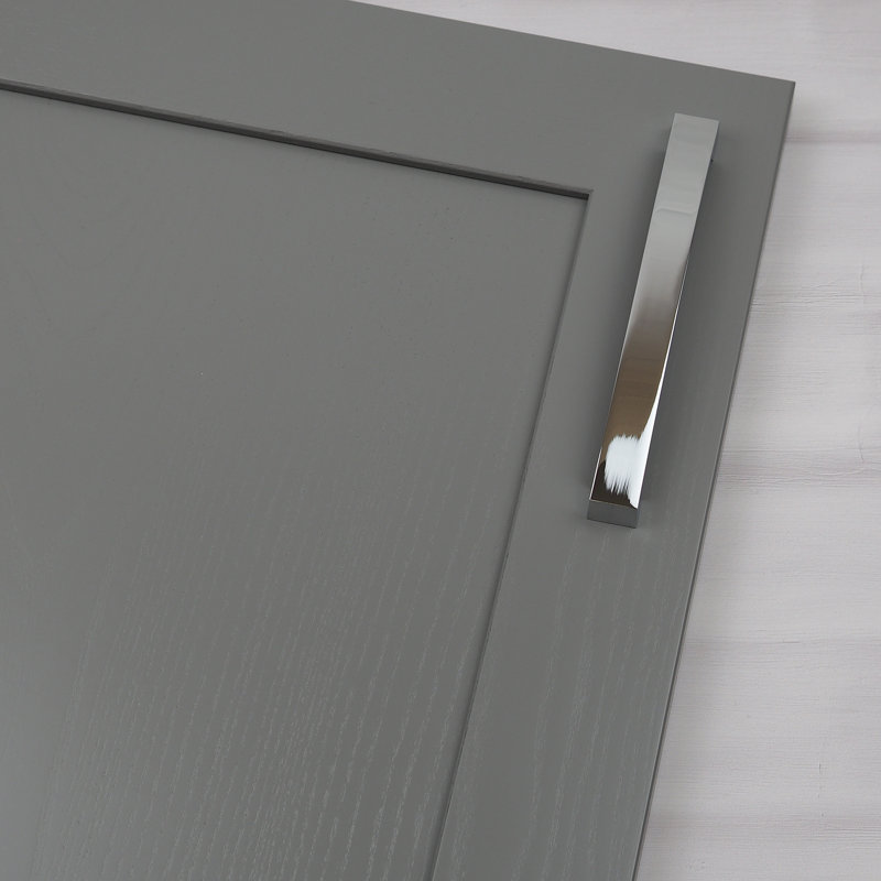 160mm Polished Chrome Bow D-Bar Handle