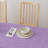 Rectangular Tablecloth, 100% Cotton, 52X104", Purple Vines-984180321