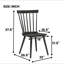 [Ensemble de 2] Chaises de ferme rustiques, chaises d'appoint en bois massif, assemblage facile pour la cuisine et la salle à manger-1150883811