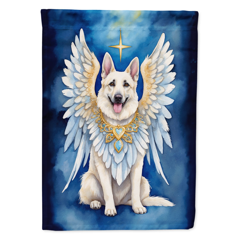 Drapeau blanc mon berger allemand