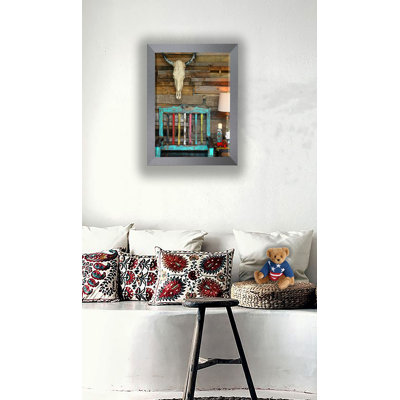 Versal Wood Flat Mirror