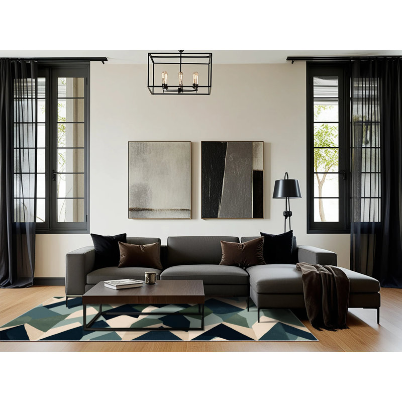 Twilight Valley Rug, Rectangle 2' x 3'