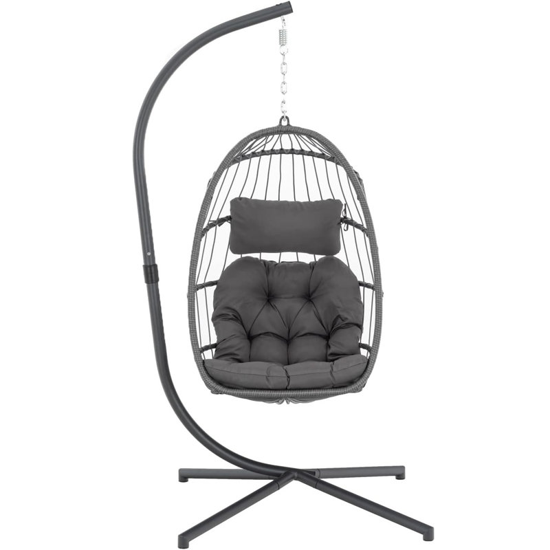Calwa 1 Person Egg Chair with Stand