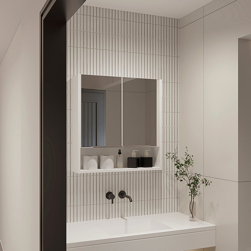 Rectangle Medicine Cabinet With Mirror