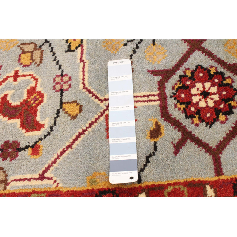Leoanthony One-of-a-Kind 6' x 9'1" New Age Rectangle Wool Area Rug in Beige