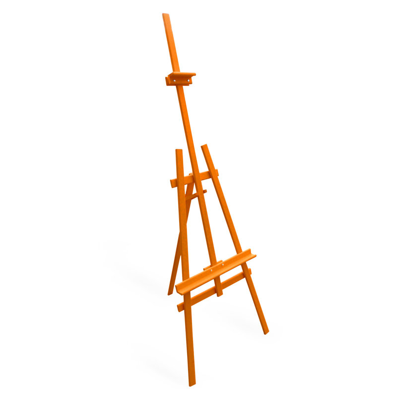 Gargi Ebern Designs Folding Wood Tripod Easel, 180'Hx51'Wx45'D, Orange