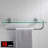 Floating Shelf with Towel Bar-370316623