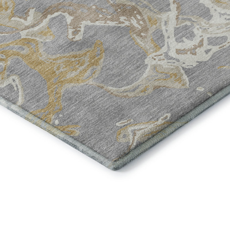 Premium Machine Washable Cossette AMF1035 Abstract Rug, Rectangle 9' x 12'