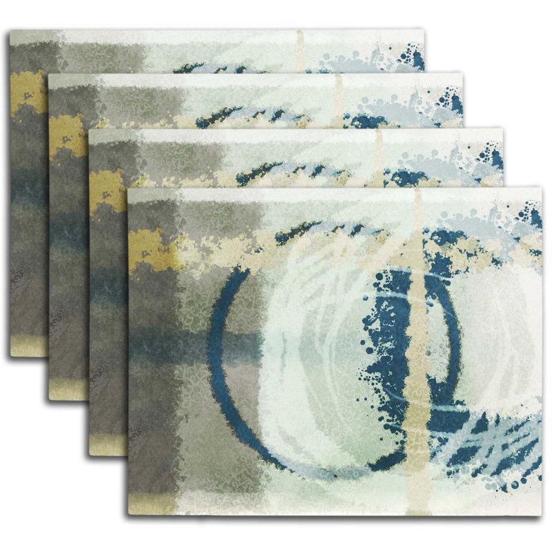 Napperon abstrait en polyester