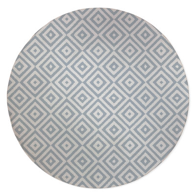 Ikat Eye Non-Slip Outdoor Rug