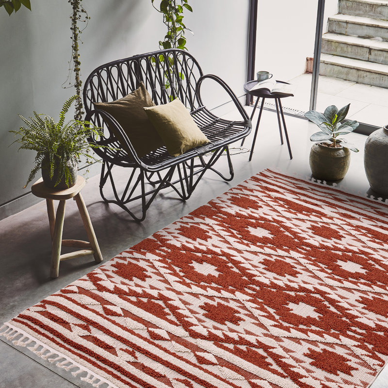 Alisia Southwestern Area Rug, Rectangle 120 x 170cm