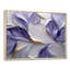 Mauve blanc élégant veines de pétales de fleurs II - fleurs abstraites, art mural-115127337-115128272-115127341