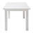 71" White Solid Wood Dining Table-2069768039