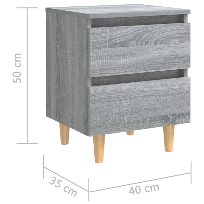 Armoire vidaXL, Sonoma gris